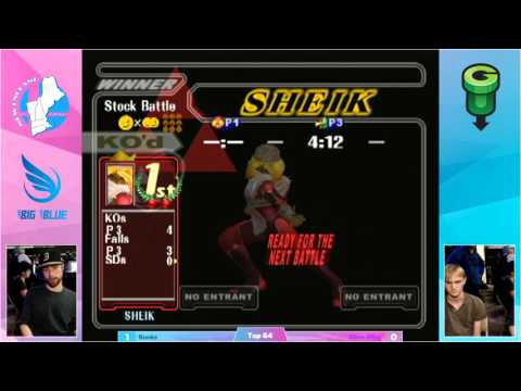Mass Madness 7 - Banks (Sheik) vs Silver Alloy (Falco, Sheik & Marth) SSBM WR1