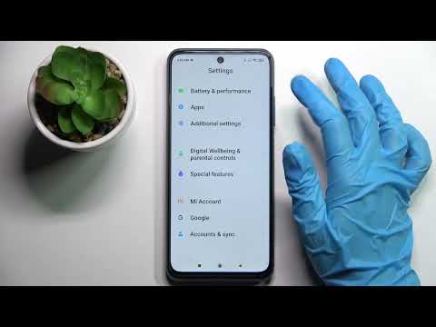 How to Turn On / Turn Off High Contrast Text on XIAOMI Poco M3 Pro