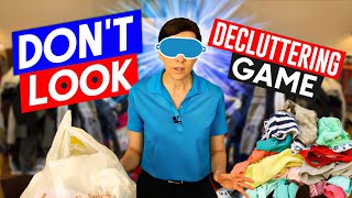 Don&#39;t Look Decluttering Game | How to Get Rid Of Bunch Of Stuff Fast With No Emotions