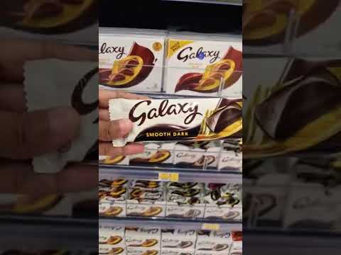 GALAXY SMOOTH DARK CHOCOLATE BAR #GroceryStoreFinds #shorts