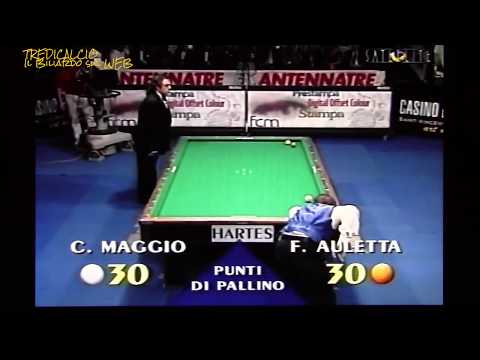 MAY vs. AULETTA - Semifinal of the 18th Legnano 2003 World Billiards Championship