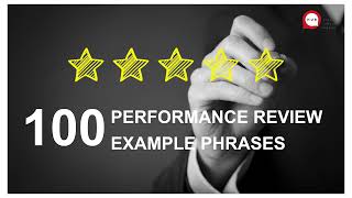 Performance Review Example Phrases