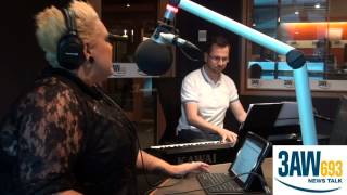 Casey Donovan sings for Denis Walter