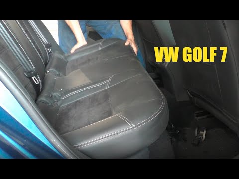 VW GOLF 7 RÜCKSITZBANK AUSBAUEN / DEMONTIEREN TUTORIAL
