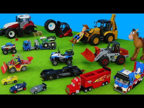bruder,Lego,Cars,Feuerwehr,Krankenwagen,Abschlepper,Rennwagen,Spielzeuge als Kinderfilm