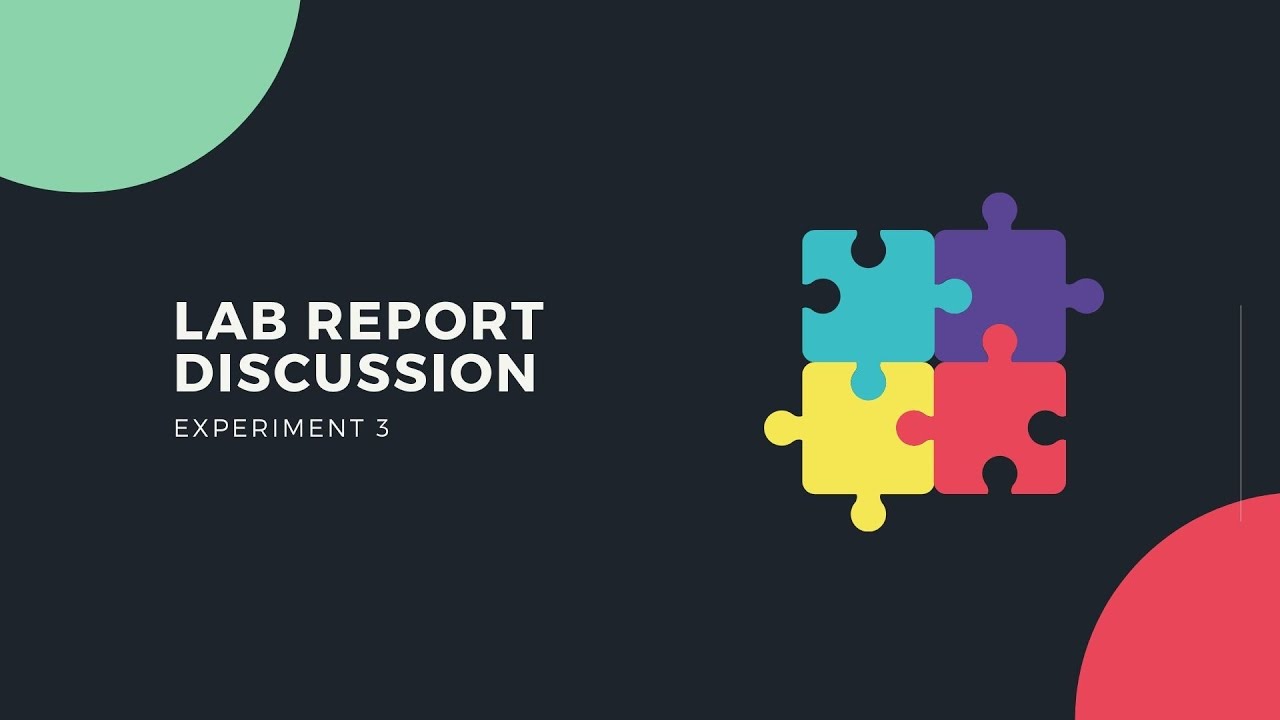 Lab report experiment 3