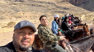 Family time horseback riding at Red Rock Las Vegas!