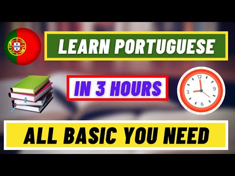 Learn Portuguese in 3 hours | All Portuguese Basic Sentences You Need | Lesson 2