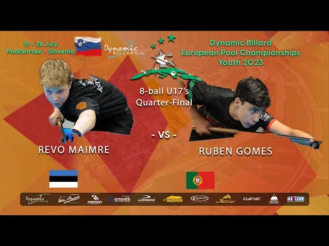 QF Table 4 Dynamic Billard European Pool Championships Youth 2023 24.07.2023