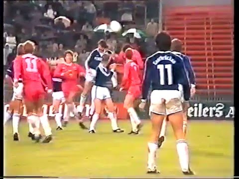 Spielbericht Fortuna Düsseldorf - Saarbrücken Bundesliga 1985 / 1986 2.11.1985