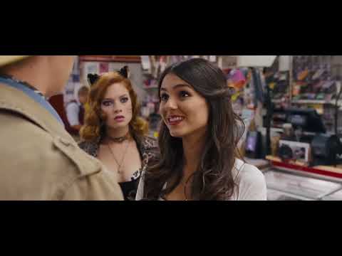 Fun Size (2012) official trailer still with Halloween-night chaos setting up the needle-drop comedy tone