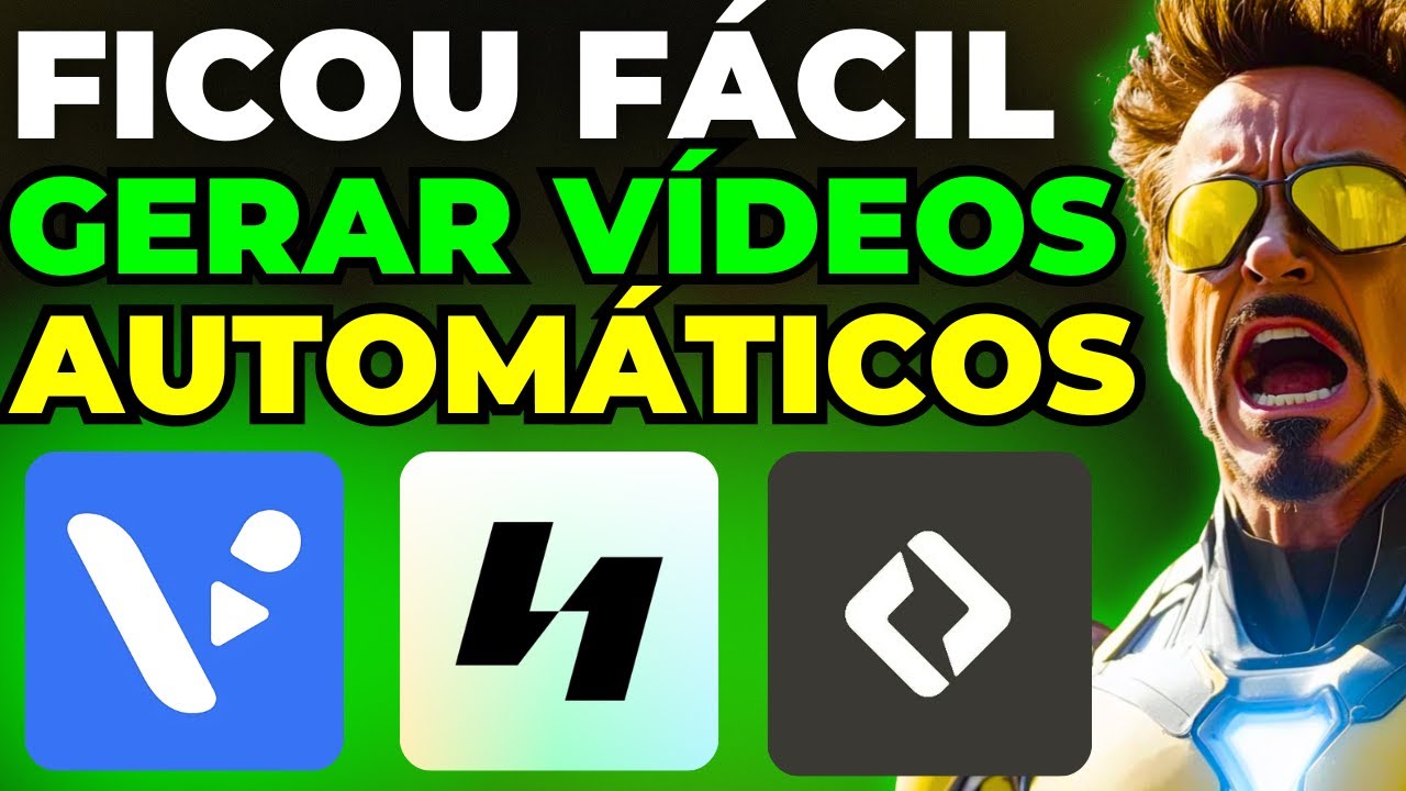 4 NOVAS IAs para GERAR VÍDEOS AUTOMÁTICOS GRÁTIS e ILIMITADOS (Rápido e Fácil)