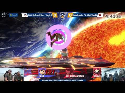 KafuuChino & Legit247 (Blue) vs Snickeldorf & Vaelith (Red) | Smash 4 Pools | BoBC2