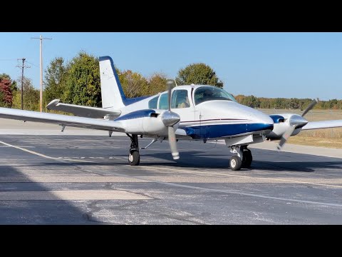 Grumman/Gulfstream GA-7 Cougar Startup, Taxi and Takeoff