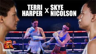 ボクシングゲーム UNDISPUTED テリー・ハーパー vs スカイ・ニコルソン