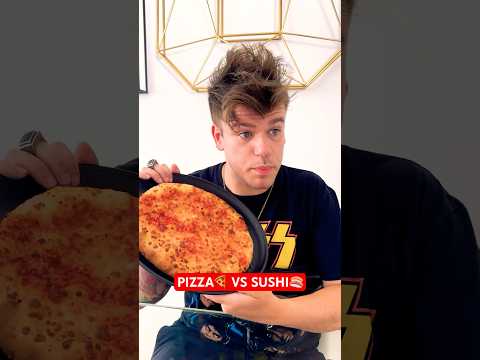PIZZA VS SUSHI 🍕🍣 #viralvideo #pizza #sushi #comedy