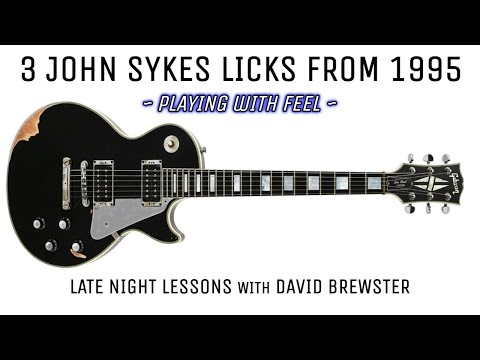 3 John Sykes Licks From 1995