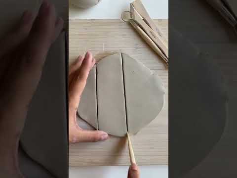 Clay Craft Idea! Funky + Simple Slab Vase with The Crockd Pottery Kit 🙌