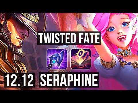 TWISTED FATE vs SERAPHINE (MID) | 6/1/4, 1.3M mastery, 400+ games, Dominating | NA Master | 12.12