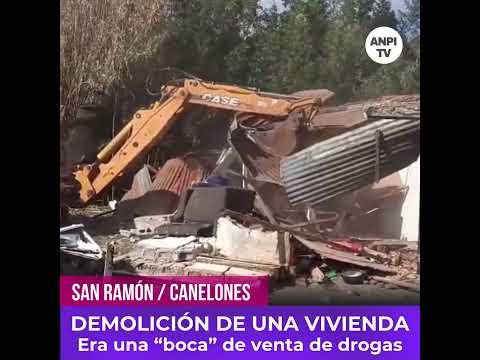 DEMOLICIÓN DE UNA "BOCA" DE VENTA DE DROGAS.