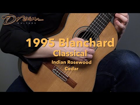 1995 Blanchard Classical, Indian Rosewood/Cedar image 21