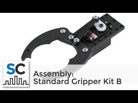 Servo Controlled Grippers For Rubik's Cube Scrambler