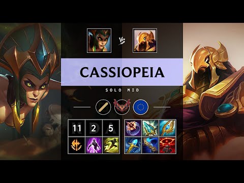 Cassiopeia Mid vs Azir - EUW Grandmaster Patch 25.17