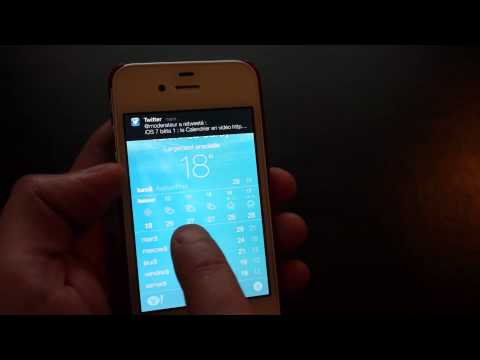 comment regler meteo iphone