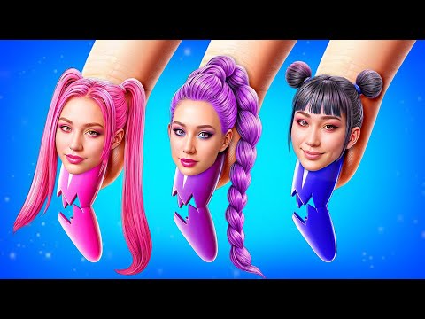 Les guerrières de la Kpop: Glow up de Rumi en fille Populaire ! Relooking Huntrix !