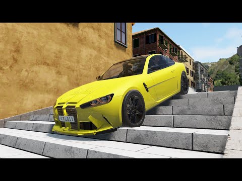 Cars vs Stairs  – BeamNG Drive