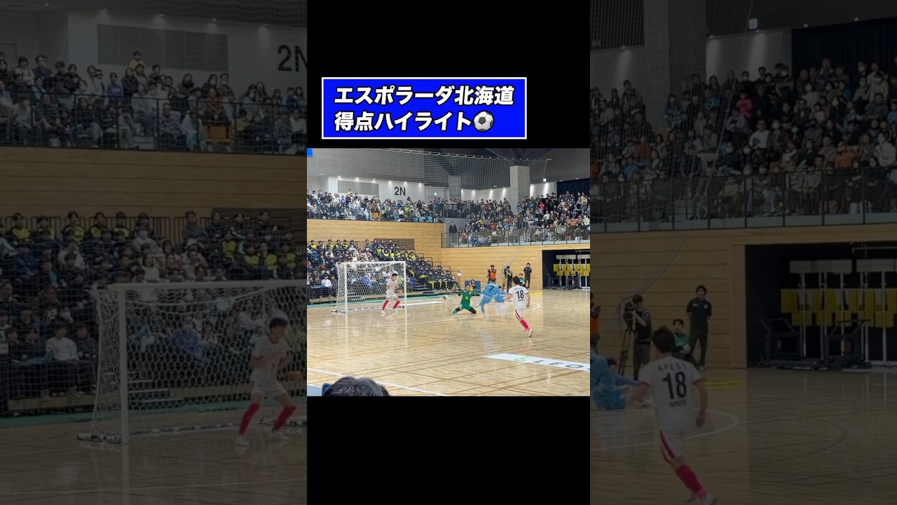 最終節 🆚マルバ水戸 全6ゴール⚽️  #Fリーグ #エスポラーダ北海道 #フットサル