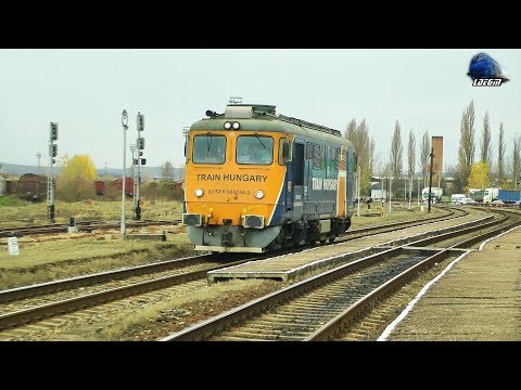 LDE2100 60-0734-3 TRAIN HUNGARY/RO-GFR in Oradea Est Triaj - 28 November 2018
