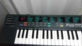 Video thumbnail for YAMAHA PSS-170 Demonstration song by airvariable