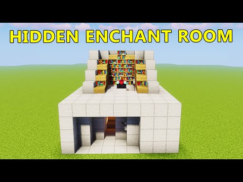 Eagle MCraft - 2 Simple Redstone Build (Hidden Enchant Room) in Minecraft