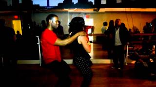 Marc Brewer & Cynthia Mendes Social Dance at Mr. Mambo's Salsa Social