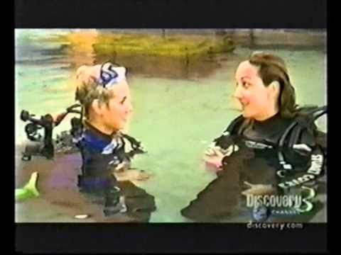 Heidi Klum Scuba Shark diving