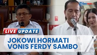 Presiden Jokowi soal MA Anulir Vonis Mati Ferdy Sambo: Semua Pihak Harus Menghormati Putusan