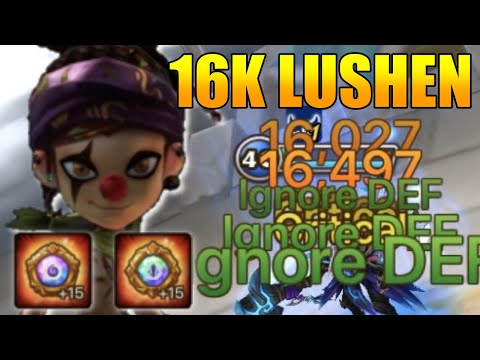 16k Artifact Lushen goes to G3 Arena Rush - Summoners War
