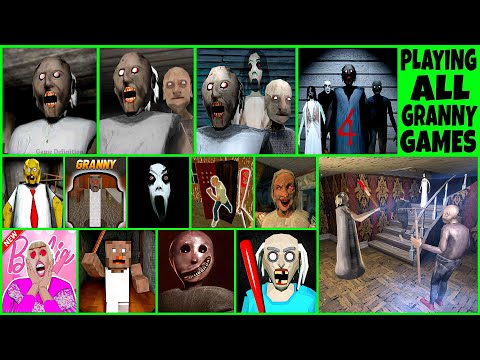 Playing Top 5 Games To Beat GRANNY HORROR Game (Who's Scary) grandpa granny wala game definition
