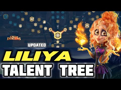 call of dragons - updated Liliya talent tree guide | Warpets Artifacts & Pairings