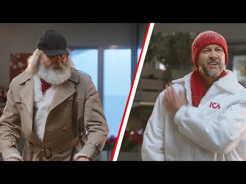 ICA reklamfilm 2021 v.48 - Jultomten på besök