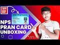 NPS Pran Card Unboxing & Overview Hindi - National Pension System Card - NPS Pran Card Welcome Kit