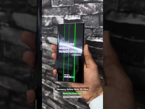 Samsung Galaxy Note 20 Ultra || Removing Green Lines From display 📈✅️ || Rosket Mobile || #samsung