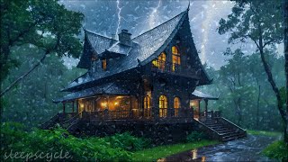 10 Hours Rain On An Old House - Relax & Sleep Soundly Tonight