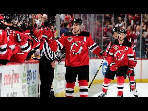 Taylor Hall has a hand in all four Devils goals