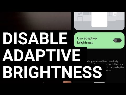 Disable Adaptive Brightness Before Resetting Device Health Services to Fix it