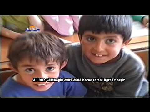 Ali Rıza Celeboğlu 2001 2002 Karne töreni Bgrt Tv arşiv