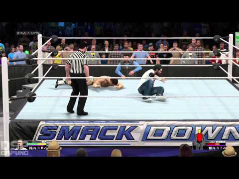 WWE2K15 My Career Mode (PS4/60fps) pt80 - New OMG Moments vs. Rhodes