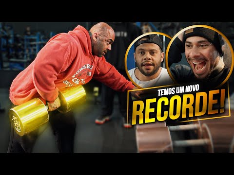 O HALTER DE 100KG FICOU LEVE PARA ELE *Léo Stronda não acreditou no que viu*