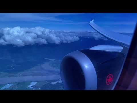 Aproximação ao pouso no aeroporto de Vancouver #YVR #vancouver #canada #britishcolumbia #boeing #aircanada